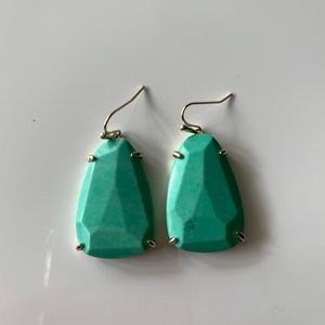 Kendra Scott Mint drop earrings